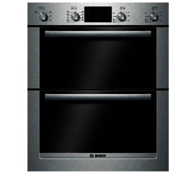BOSCH  Exxcel HBN53R550B Electric Built-under Double Oven - Stainless Steel